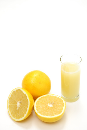 grapefruit juiceの写真素材