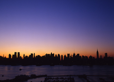 manhattan skylineのeditorial素材