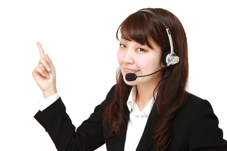 businesswoman presentingの写真素材