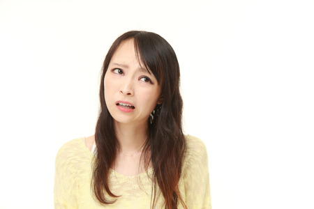 perplexed womanの写真素材