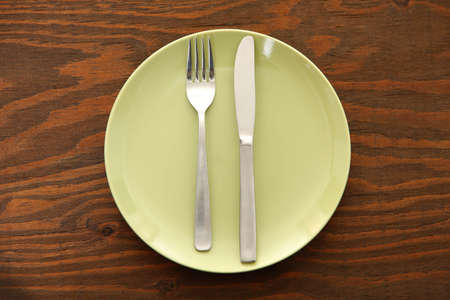 knife and fork meaning FINISHEDの写真素材