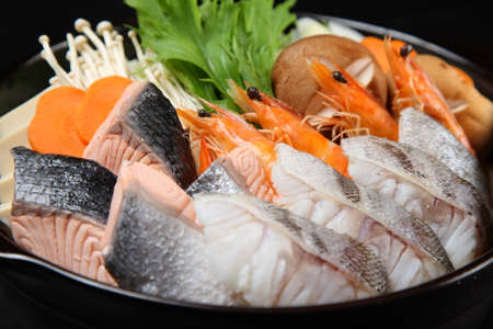 seafood CHANKO SUMO hot potの写真素材