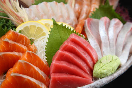 Red Snapper Sashimi Combo Plateの写真素材
