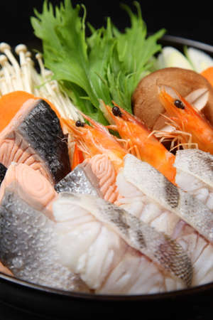 seafood CHANKO SUMO hot potの写真素材