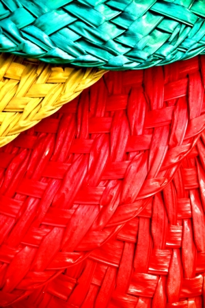 Abaniko in the philippines. Different colors hand fanの素材
