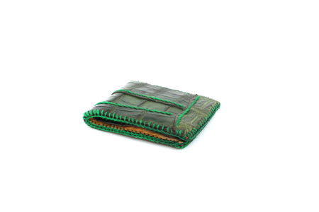 Green Wallet Of Leather skin