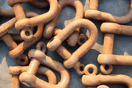 chain rustyの写真素材