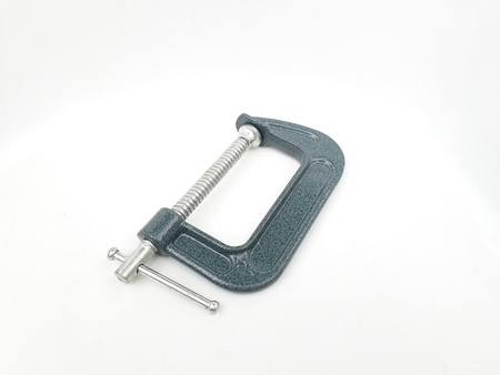 c clamp on isolatedの写真素材