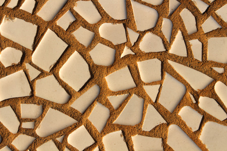 broken ceramic plate background