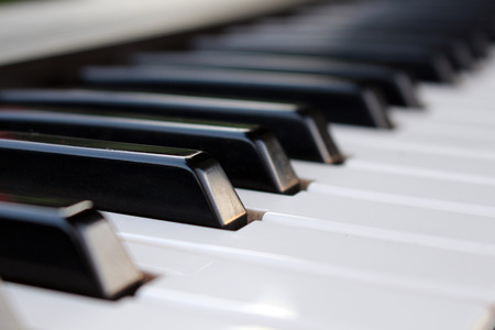 piano keys backgroundの写真素材