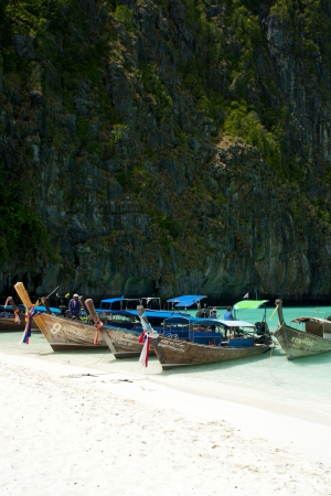 Hat Noppharat Thara Mu Ko Phi Phi National Park  Krabi Thailand の写真素材