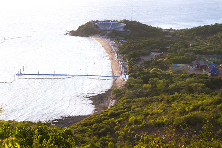 koh larn island tropical beach in pattaya city Thailandのeditorial素材