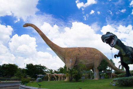 Phu Wiang Dinosaur Museum Wiang Kao district, Khon Kaen province.Thailand, Phu Wiang National Park had been established in 1991のeditorial素材