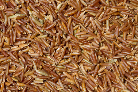 Jasmine Brown Rice close-upの写真素材