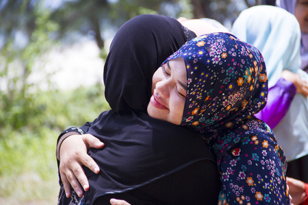 Muslim seniorstudwnts to welcome new student a warm to welcome date 12 August 2014のeditorial素材