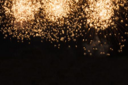 Fireworks light up the sky with dazzling displayの写真素材