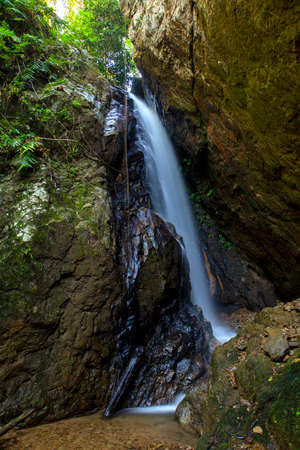 Huai Hee Luang Waterfall, Mae Hong Son Province Thailand. natural attractions