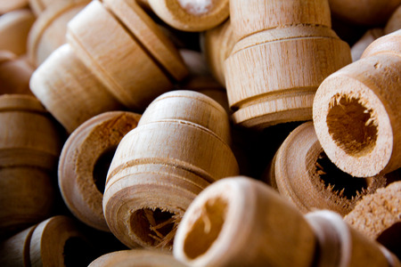 Cork paper umbrellaの写真素材