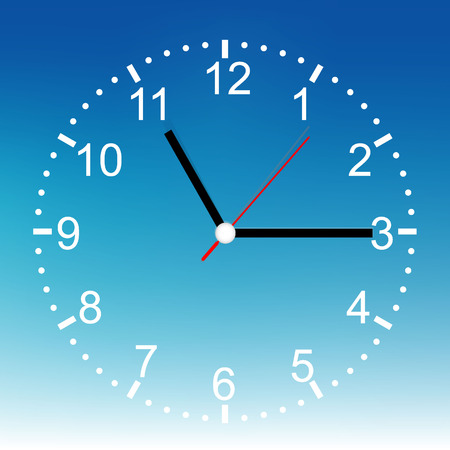 face clock vector backgroundのイラスト素材
