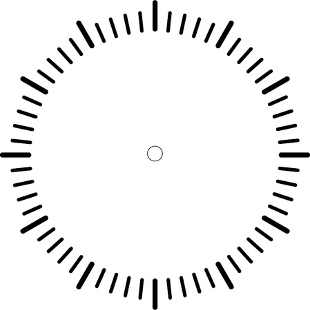 clock face blankのイラスト素材