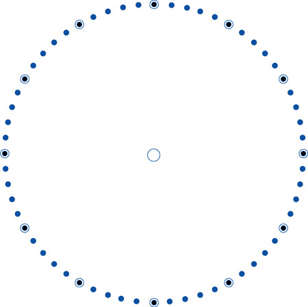 clock face blankのイラスト素材