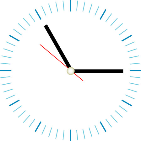 clock face vectorのイラスト素材