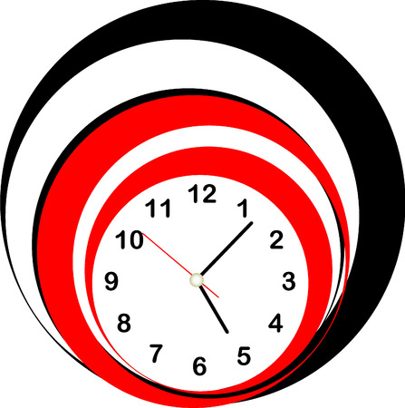 Creative clock designのイラスト素材