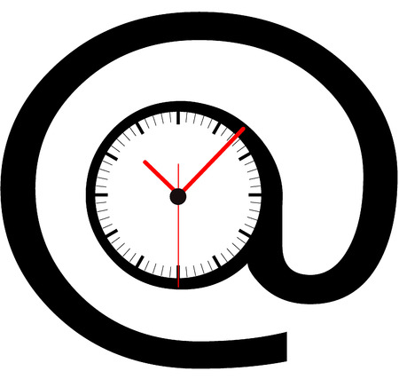 Creative clock designのイラスト素材