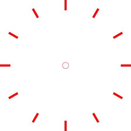 clock face blankのイラスト素材