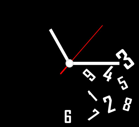 Creative clock design.