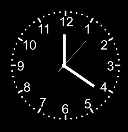 face clock vector backgroundのイラスト素材