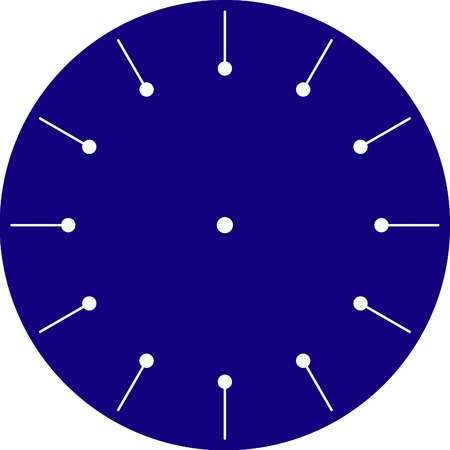 clock face blankのイラスト素材