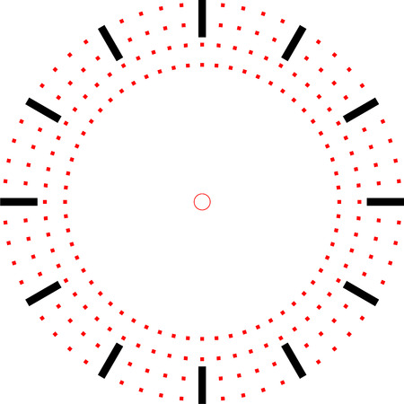 clock face blankのイラスト素材