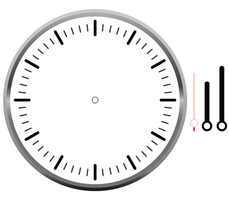 clock face blankのイラスト素材