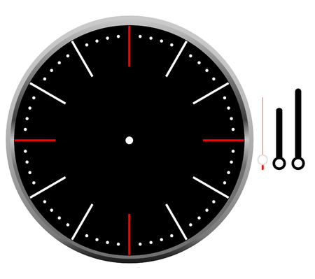 clock face blankのイラスト素材