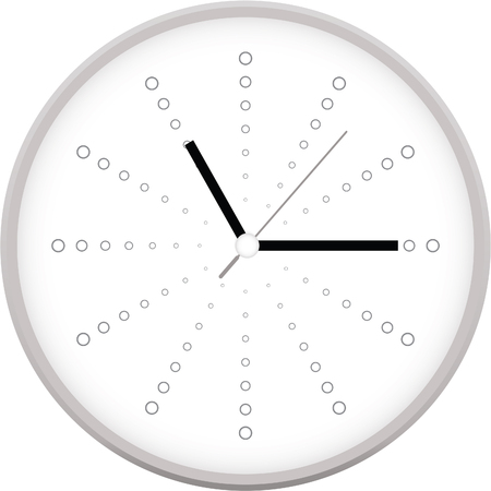 clock face vectorのイラスト素材
