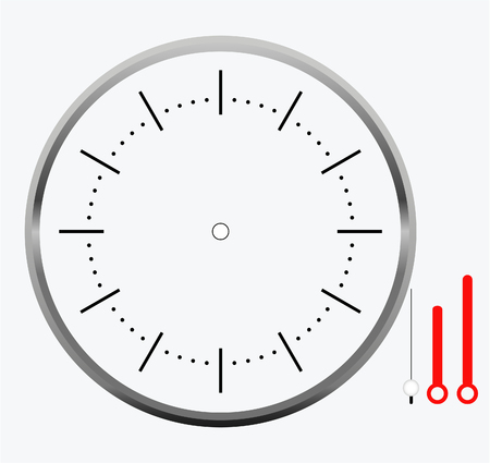 clock face blankのイラスト素材