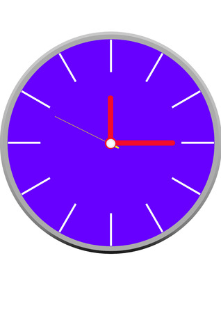 clock face vectorのイラスト素材