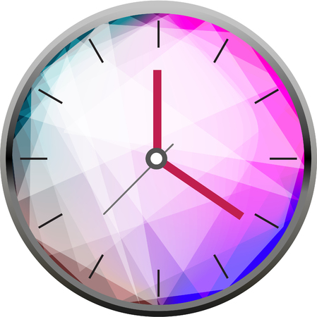 clock face vectorのイラスト素材