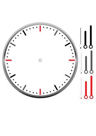 clock face blankのイラスト素材