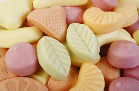 gummy yogurt backgroundの写真素材