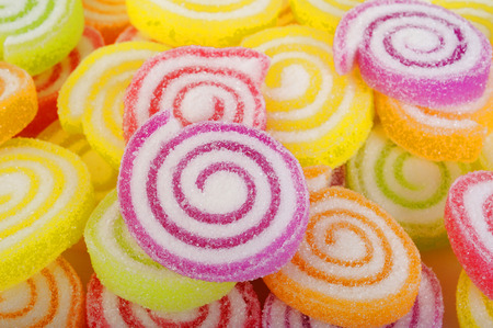 Sweet candy on white backgroundの写真素材