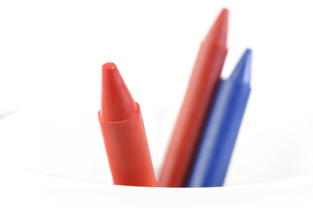 wax crayonsの写真素材