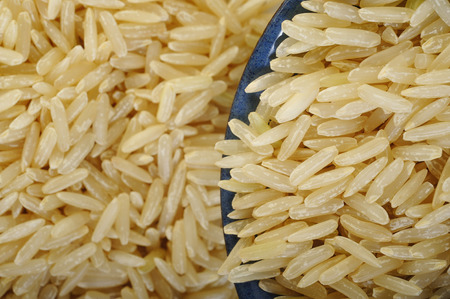 brown riceの写真素材