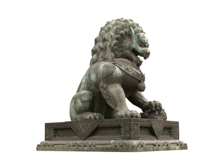 Chinese Guardian Lionの写真素材