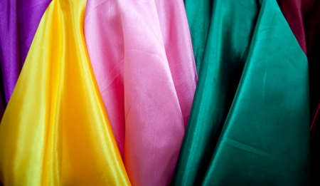 Multicoloured textile backgroundの写真素材