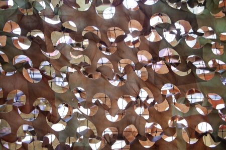 Leaf camouflage net background