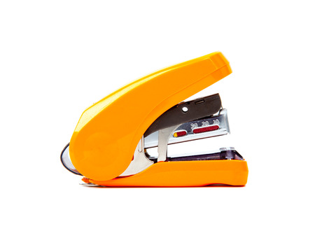 stapler isolated on white backgroundの写真素材