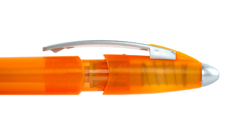pen plastic  isolated on white backgroundの写真素材