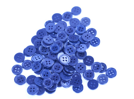 buttons isolated on white backgroundの写真素材